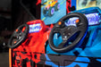 UNIS | BigFoot Crush | 2 - Player | Dual 32 - inch HD Screens | Steering Wheels | Racing Arcade Game