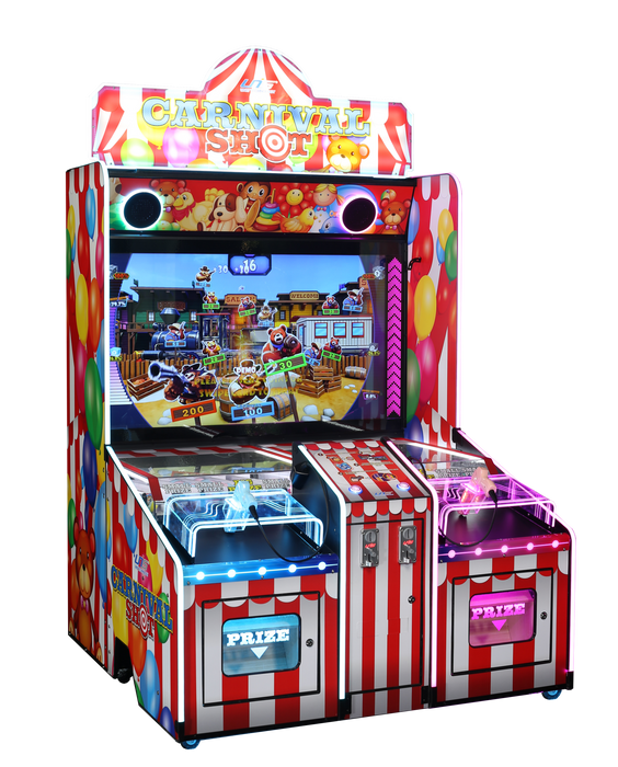 UNIS | Carnival Shot | 2 - Player | 55" Display Screen | Laser Guns | Shooting Arcade Game