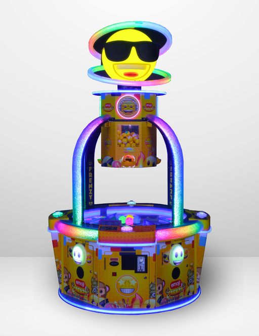 UNIS | Emoji Frenzy | 4 - Player | 200 Emoji Balls( Included) | Prize Winning Arcade Game