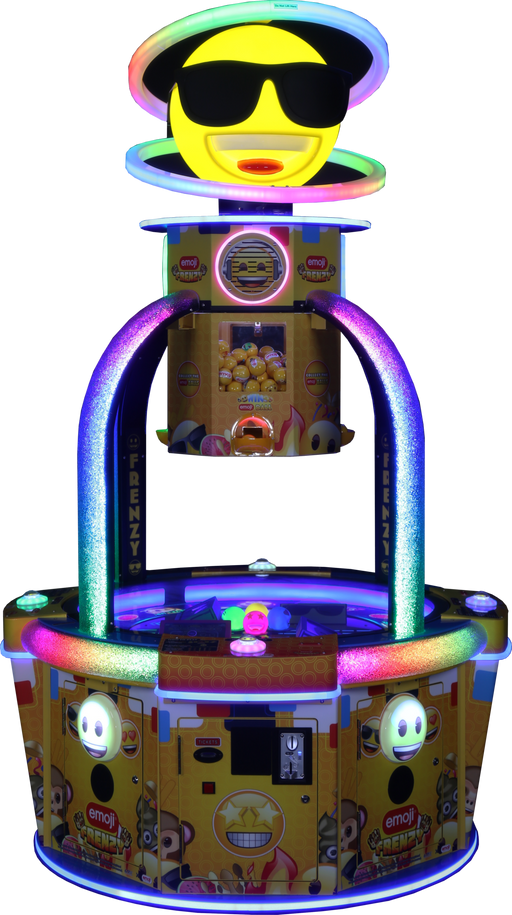UNIS | Emoji Frenzy | 4 - Player | 200 Emoji Balls( Included) | Prize Winning Arcade Game