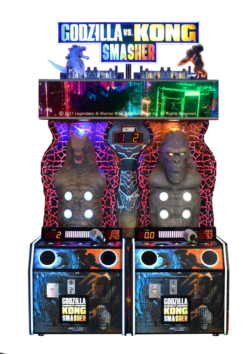UNIS | Godzilla vs Kong Smasher | 2 - Player | Whacking Arcade Game