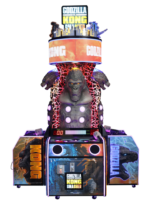 UNIS | Godzilla vs Kong Smasher | 4 - Player | Whacking Arcade Game
