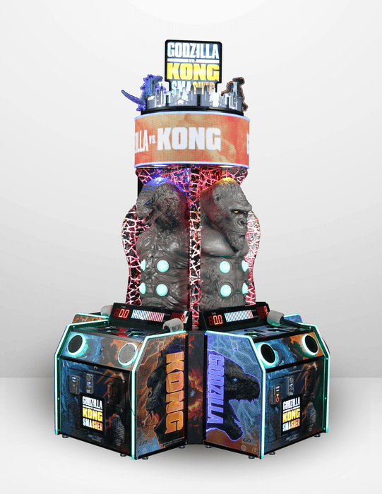 UNIS | Godzilla vs Kong Smasher | 4 - Player | Whacking Arcade Game