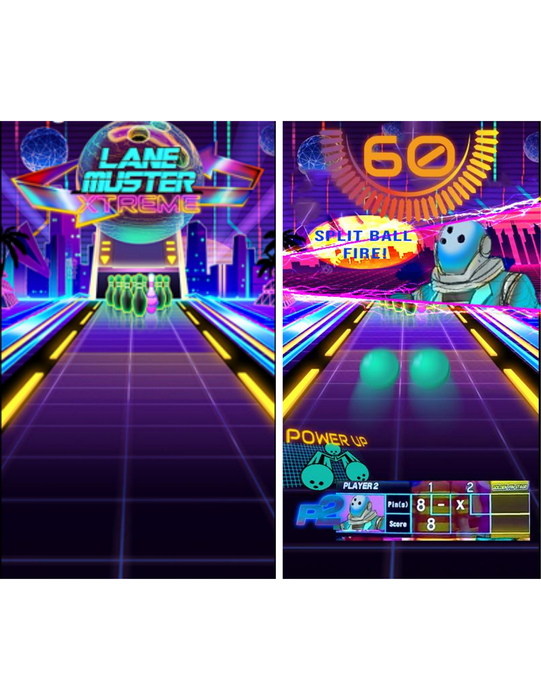UNIS | Lane Master Extreme | 2 Player | Bowling Arcade Game
