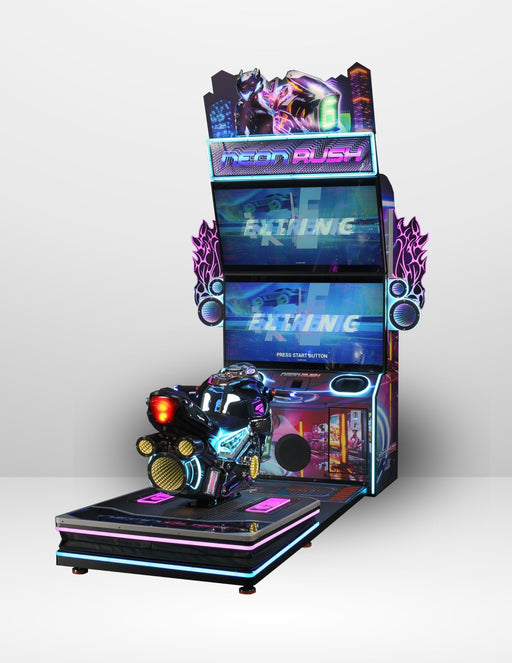 UNIS | Neon Rush | 49" Dual Screens | Arcade Racing Game