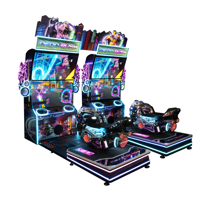 UNIS | Neon Rush | 49" Dual Screens | Arcade Racing Game