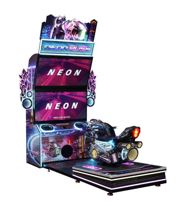 UNIS | Neon Rush | 49" Dual Screens | Arcade Racing Game