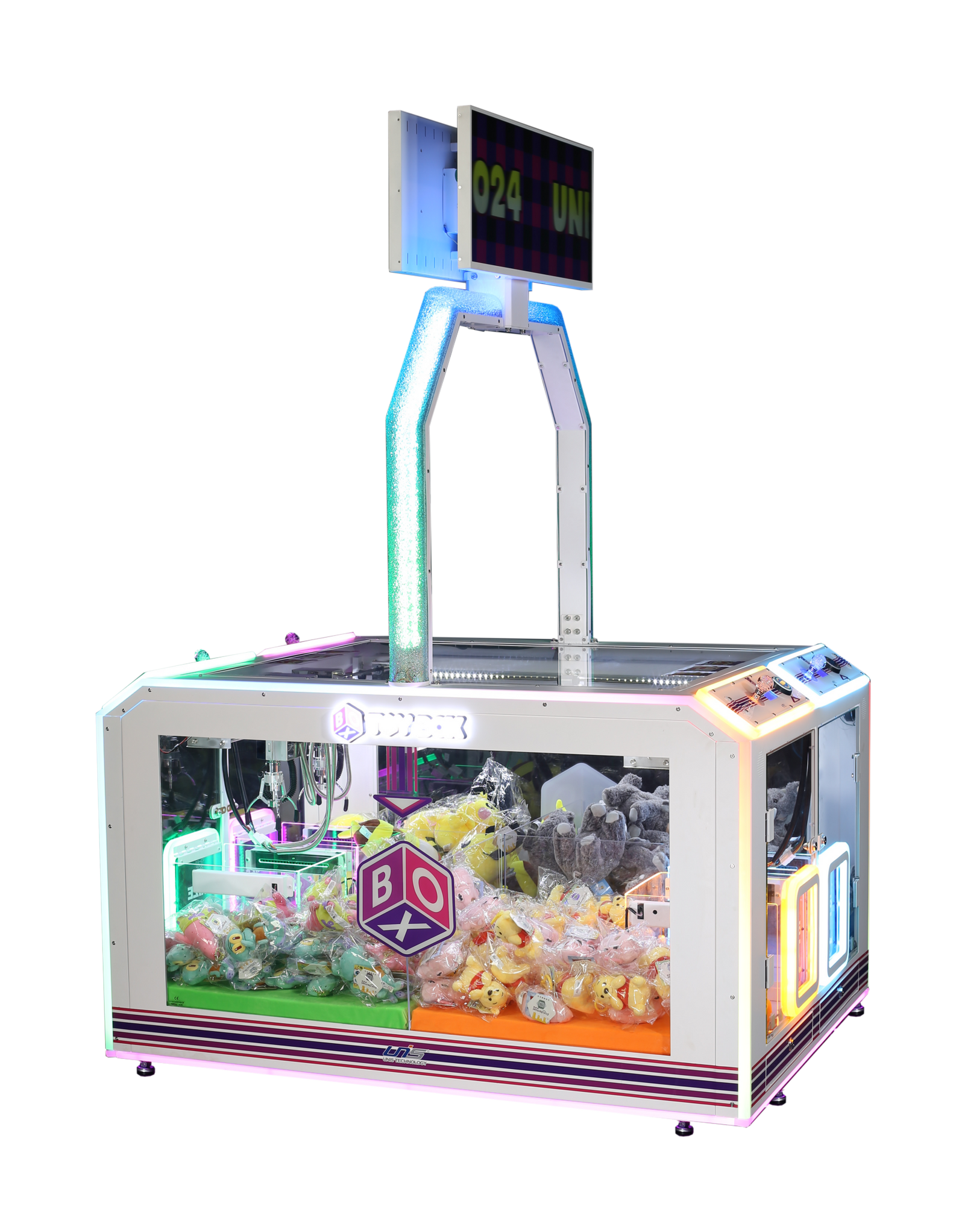 UNIS | Toy Box - Flat Top LCD Version | 49-inch | 4-Player | Claw Mach ...