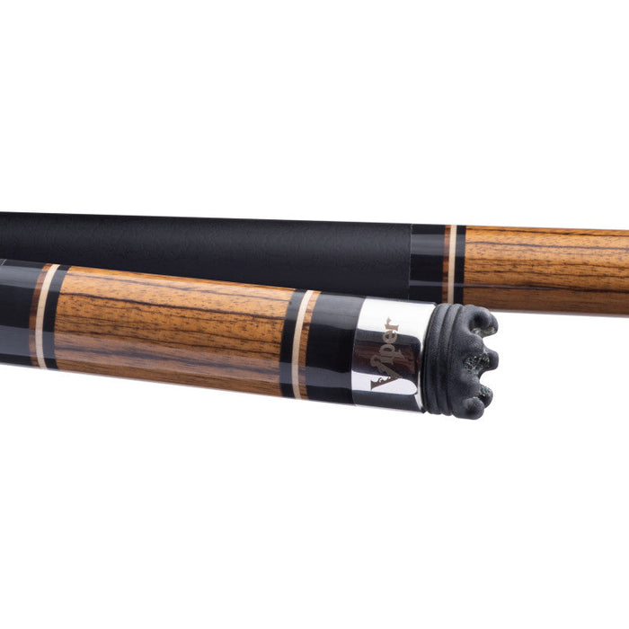 Viper Naturals Zebrawood Billiard/Pool Cue Stick 21 Ounce