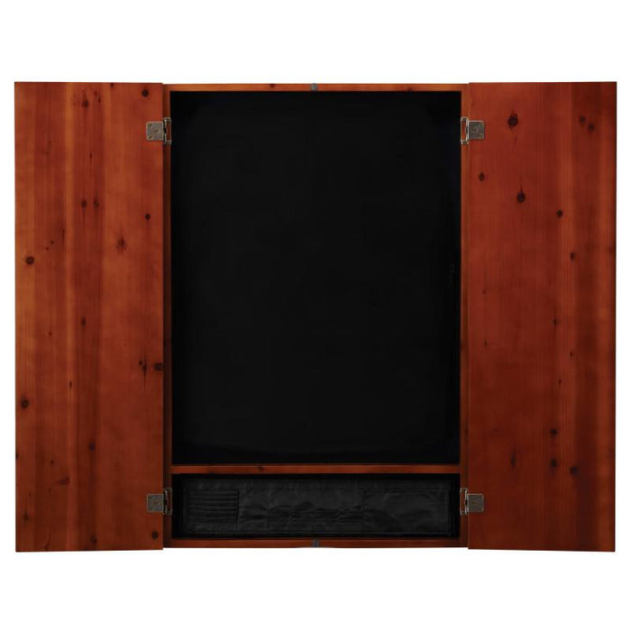 Viper | 797 Electronic Dartboard | Metropolitan Cinnamon Cabinet | Padded Dart Mat | The Bull Starts Here | Shadow Buster Dartboard Lights & Laser Throw Line Marker