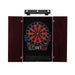 Viper | 797 Electronic Dartboard | Metropolitan Mahogany Cabinet | Laser Throw Line Marker | Padded Dart MAt | The Bull Starts Here | Shadow Buster Dartboard Lights