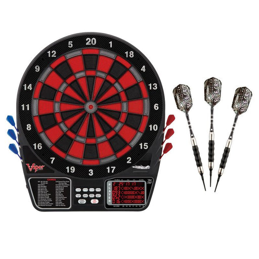 Viper | 797 Electronic Dartboard | Sure Grip Black Soft Tip Darts