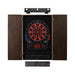 Viper 800 Electronic Dartboard, Metropolitan Espresso Cabinet, Laser Throw Line & Shadow Buster Dartboard Light Bundle