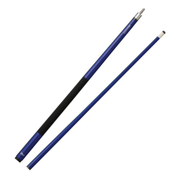 Viper Graphstrike Billiard Cue in Black, Blue, and Red