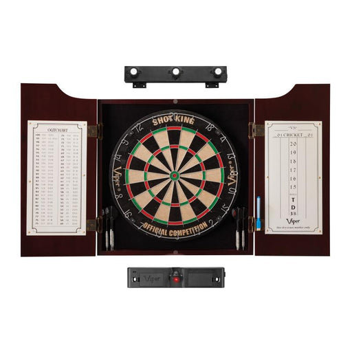 Viper Hudson All - in - One Dart Center, Laser Throw Line & Shadow Buster Dartboard Light Bundle