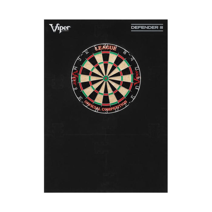 Viper | League Sisal Dartboard and Wall Defender III