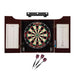 Viper League Sisal Dartboard, Hudson Cabinet, Black Mariah Steel Tip Darts & Shadow Buster Dartboard Light Bundle