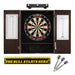 Viper | League Sisal Dartboard | Metropolitan Espresso Cabinet | Shadow Buster Dartboard Lights | Laser Throw Line Marker | Padded Dart Mat | The Bull Starts Here | Underground The Raven Steel Tip Darts