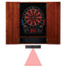 Viper | Metropolitan Cinnamon Soft Tip Dartboard Cabinet | 800 Electronic Dartboard and Dart Laser Line