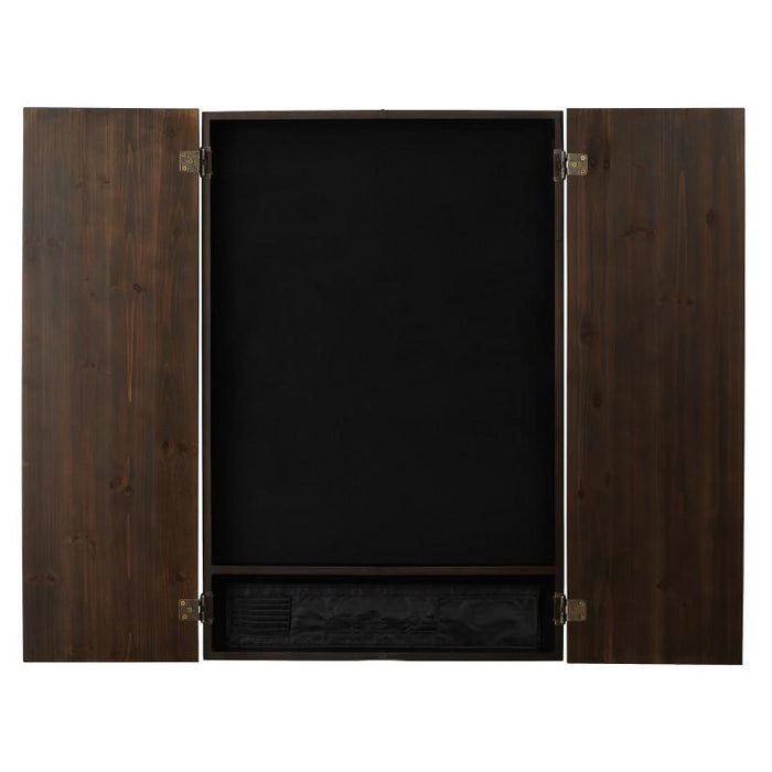 Viper | Metropolitan Espresso Soft Tip Dartboard Cabinet | 797 Electronic Dartboard | Dart Laser Line