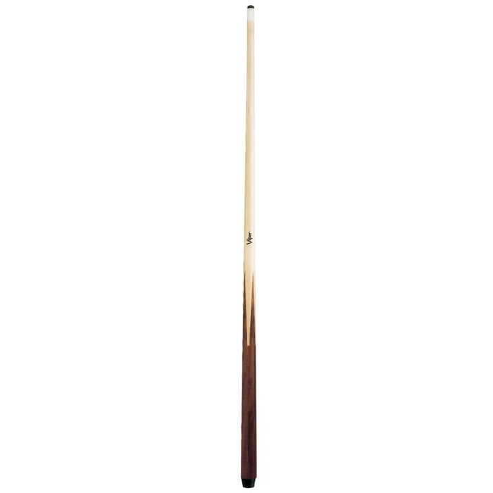 Viper One Piece 36" Maple Bar Cue 14 Ounce, Viper One Piece 57" Maple Bar Cue 19 Ounce, Viper One Piece 57" Maple Bar Cue 20 Ounce, and Fat Cat Oak 6 Cue 2 - Piece Wall Cue Rack
