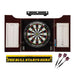 Viper Razorback Sisal Dartboard, Hudson Cabinet, Throw Line Marker, Black Mariah Steel Tip Darts & Shadow Buster Dartboard Light Bundle