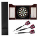 Viper | Razorback Sisal Dartboard | Hudson Mahogany Cabinet | Padded Mat & Black Mariah Steel Tip Darts