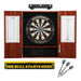 Viper | Razorback Sisal Dartboard | Metropolitan Cinnamon Cabinet | The Bull Starts Here | Padded Mat & Underground Raven Steel Tip Darts | Shadow Buster Dartboard Lights & Laser Throw Line Marker