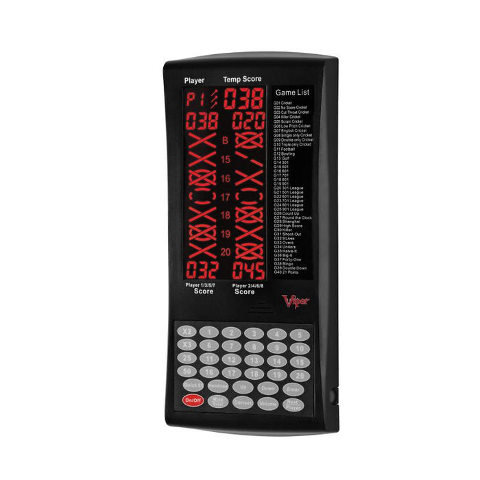 Viper | Shot King Bristle Dartboard | ProScore, and Laser Line and Wall Defender