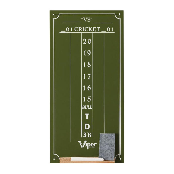 Viper | Shot King Dartboard | Small Cricket Chalk Scoreboard | Laser Throw Line