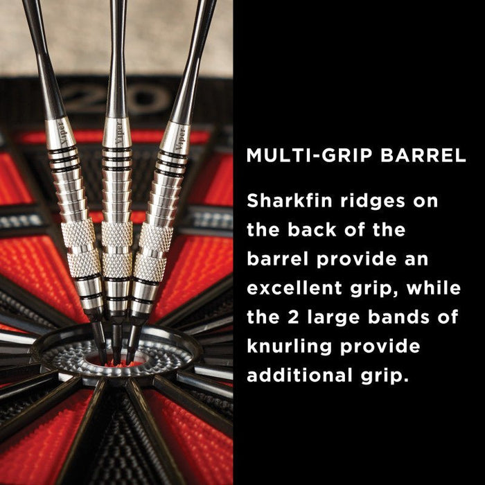 Viper Silver Thunder Darts Soft Tip Darts 2 Knurled Rings 18 Grams