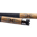 Viper Sinister Black and White Wrap with Brown Stain Billiard/Pool Cue Stick