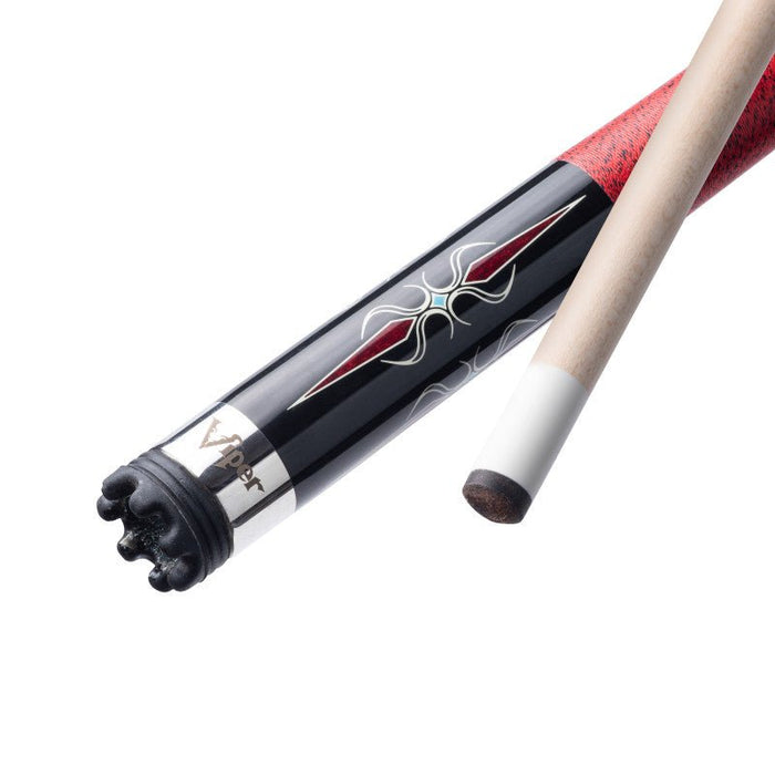 Viper Sinister Red and Black Wrap Billiard/Pool Cue Stick