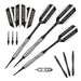 Viper Sinister Tungsten Darts Soft Tip Darts Tapered Barrel 18 Grams and Casemaster Deluxe Pink Nylon Case