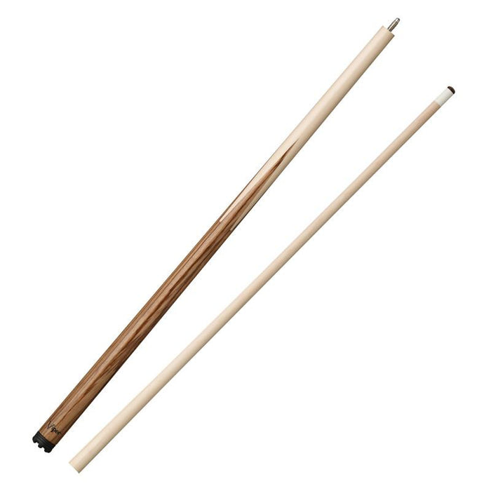 Viper Sneaky Pete Zebrawood Cue and Casemaster Q - Vault Supreme Black Cue Case