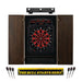 Viper | Solar Blast Electronic Dartboard | Metropolitan Espresso Cabinet | Padded Dart Mat | The Bull Starts Here | Shadow Buster Dartboard Lights & Laser Throw Line Marker
