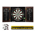 Viper | Stadium Cabinet with Shot King Sisal Dartboard | Shadow Buster Dartboard Lights | Padded Dart Mat |The Bull Starts Here | Throw Line Marker | Steel Tip Dart Accessories Kit