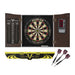 Viper | Vault Deluxe Dartboard Cabinet with Built - In Pro Score | AIM 360 Dartboard