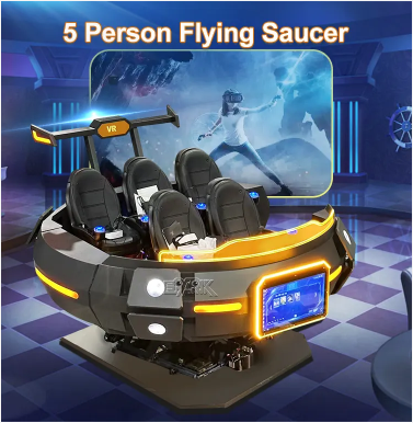 360 VR Simulator 360 Degree Rotating Chair VR Machine 9D Virtual Reality Simulator 5 Seats VR Magic UFO