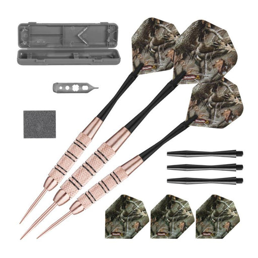 Fat Cat Realtree Hardwoods HD Steel Tip Darts 23gm, Viper Realtree Hardwoods HD Junior Cue, and Viper Realtree Hardwoods HD Soft Cue Case Billiards Viper 