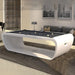 White Billiards | Aldo Modern Slate | Pool Table | Customizable | Durable