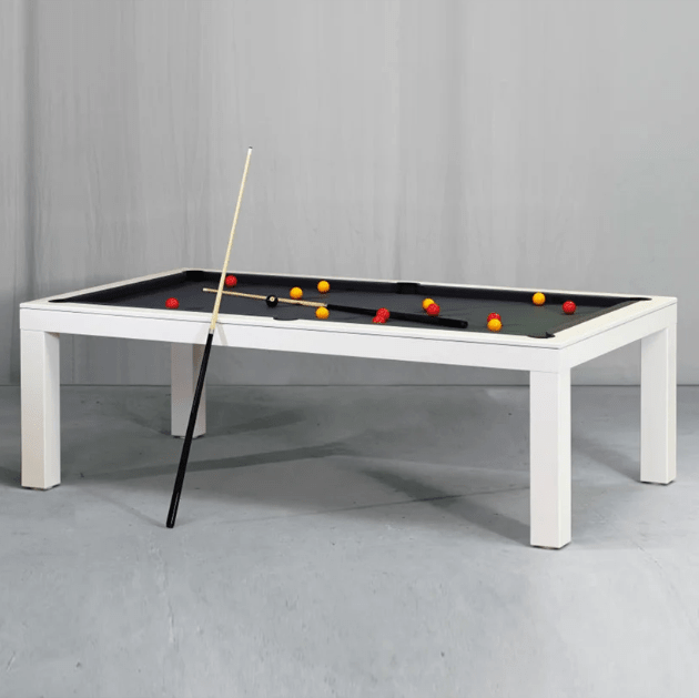 White Billiards | Alpha Modern Slate | 7′ - 8′ - 9′ | Luxury Pool Table | Made in America Version