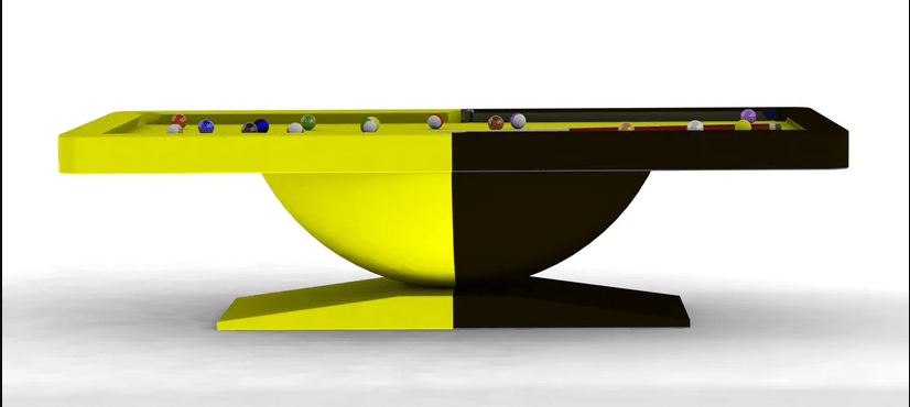 White Billiards | Dome Modern Slate | Pool Table |7' - 8' - 9' | Sleek Design
