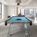 White Billiards | Glass pool table | The Skylar Modern Slate | Pool Table | Glass Luxury