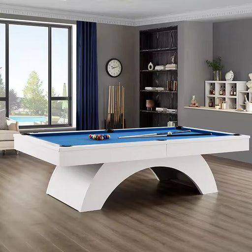 White Billiards | Karmen Modern Slate | Pool Table | Handcrafted | 7′ - 8′ - 9′