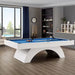 White Billiards | Karmen Modern Slate | Pool Table | Handcrafted | 7′ - 8′ - 9′