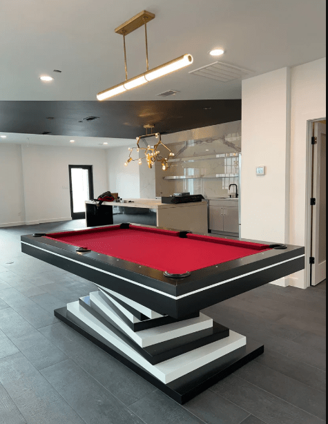 White Billiards | Neavio Modern Slate | 7' - 8' - 9' | Luxury Pool Table | Hardwood Frame | Made in America Version