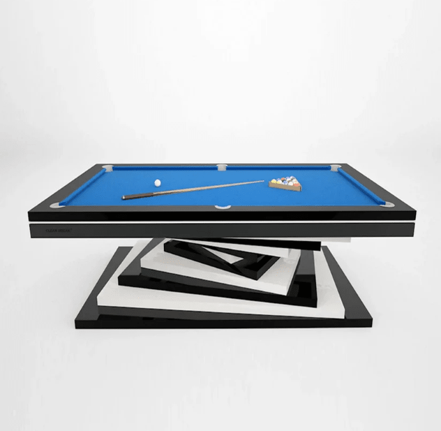 White Billiards | Neavio Modern Slate | 7' - 8' - 9' | Luxury Pool Table | Hardwood Frame | Made in America Version