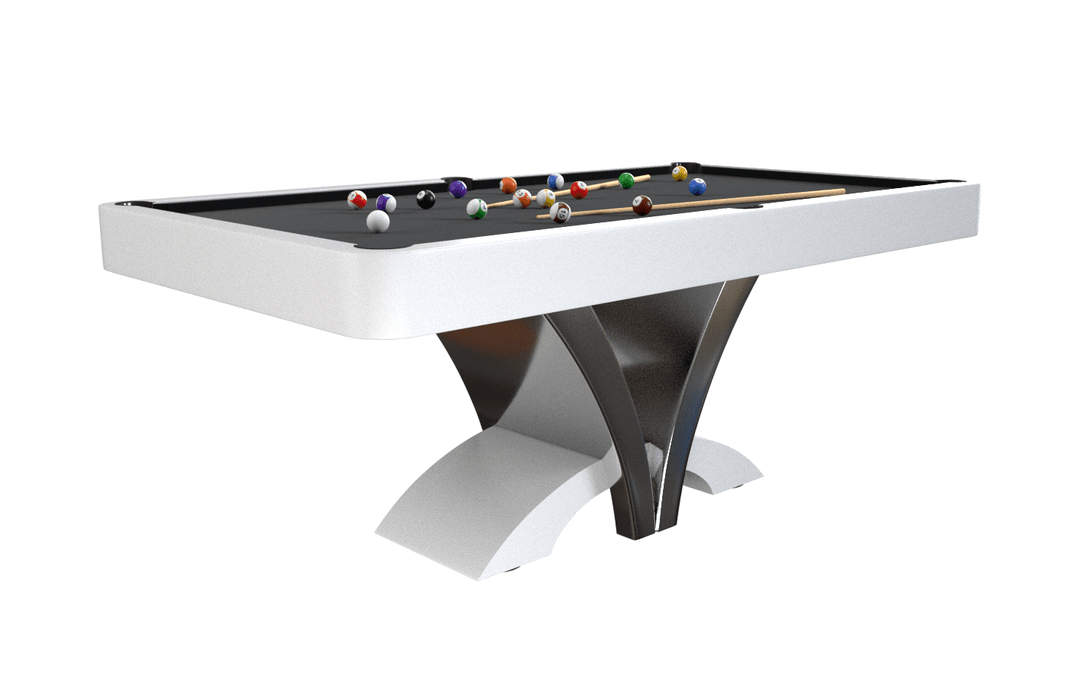 White Billiards | The Aliya Modern Slate | Pool Table | Customizable | 7′ - 8′ - 9′