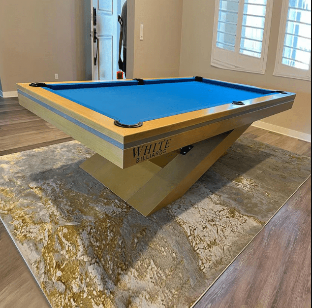 White Billiards | Ultimate Modern Slate | 7' - 8' - 9' | Luxury Pool Table | Made in America Version